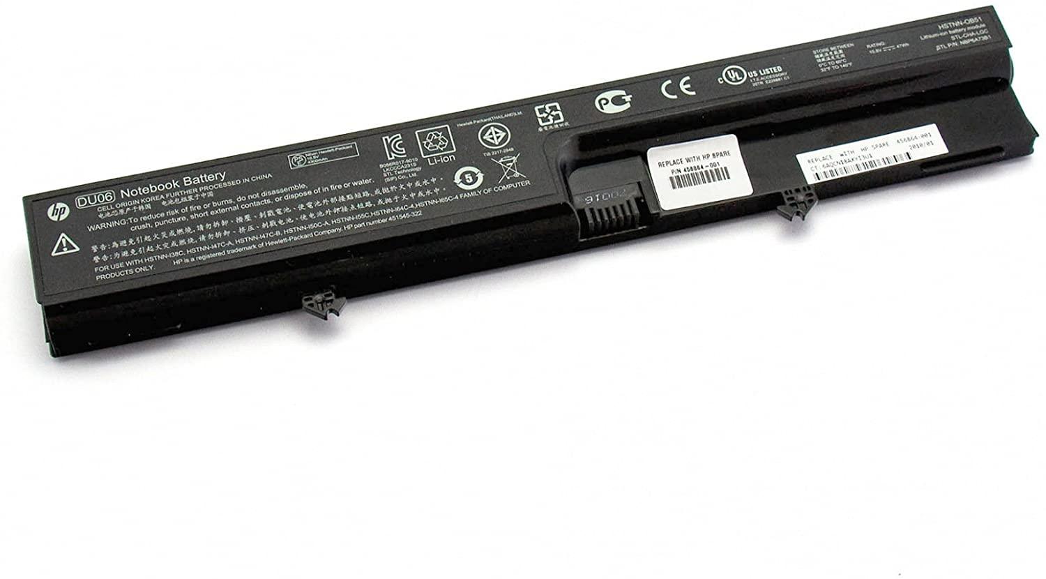HP DU06 Laptop Battery For HP Compaq 6520s 510 511 515 516 540 541 6530s 6 Cells