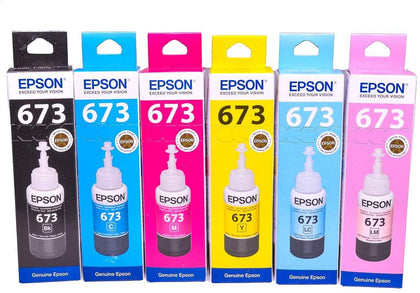 Epson Ink Set For Epson L800 L805 L810 L850 L1800 - eBuy KSA