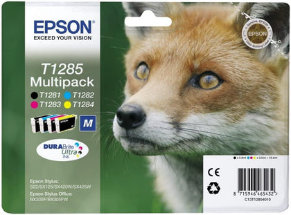 Epson Durabrite Ultra Ink Medium Cartridge, Multi Pack [t1285] - eBuy KSA