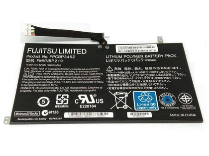 Original Fujitsu FMVNBP219 FPCBP345Z FPB0280 LifeBook UH572 UH552 Ultrabook 14.8V 42Wh 2840mAh Laptop Battery - eBuy KSA