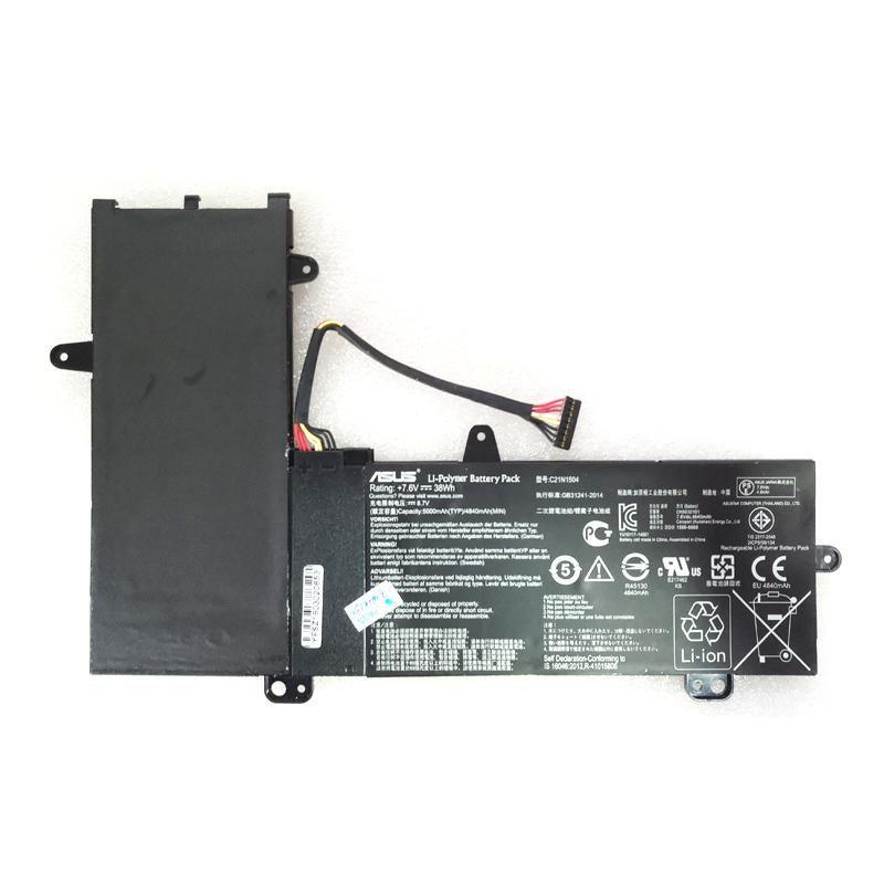 38Wh C21N1504 Original Laptop Battery For Asus TP200SA-FV0108TS, E205SA B21N1504