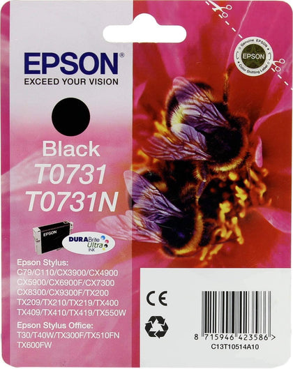 Epson Ink Cartridge, Black [t0731] - eBuy KSA