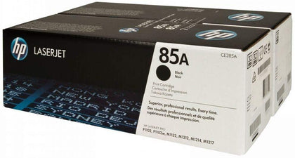 Hp 85a Laserjet Black Toner Print Cartridge - 2-pack, Ce285ad