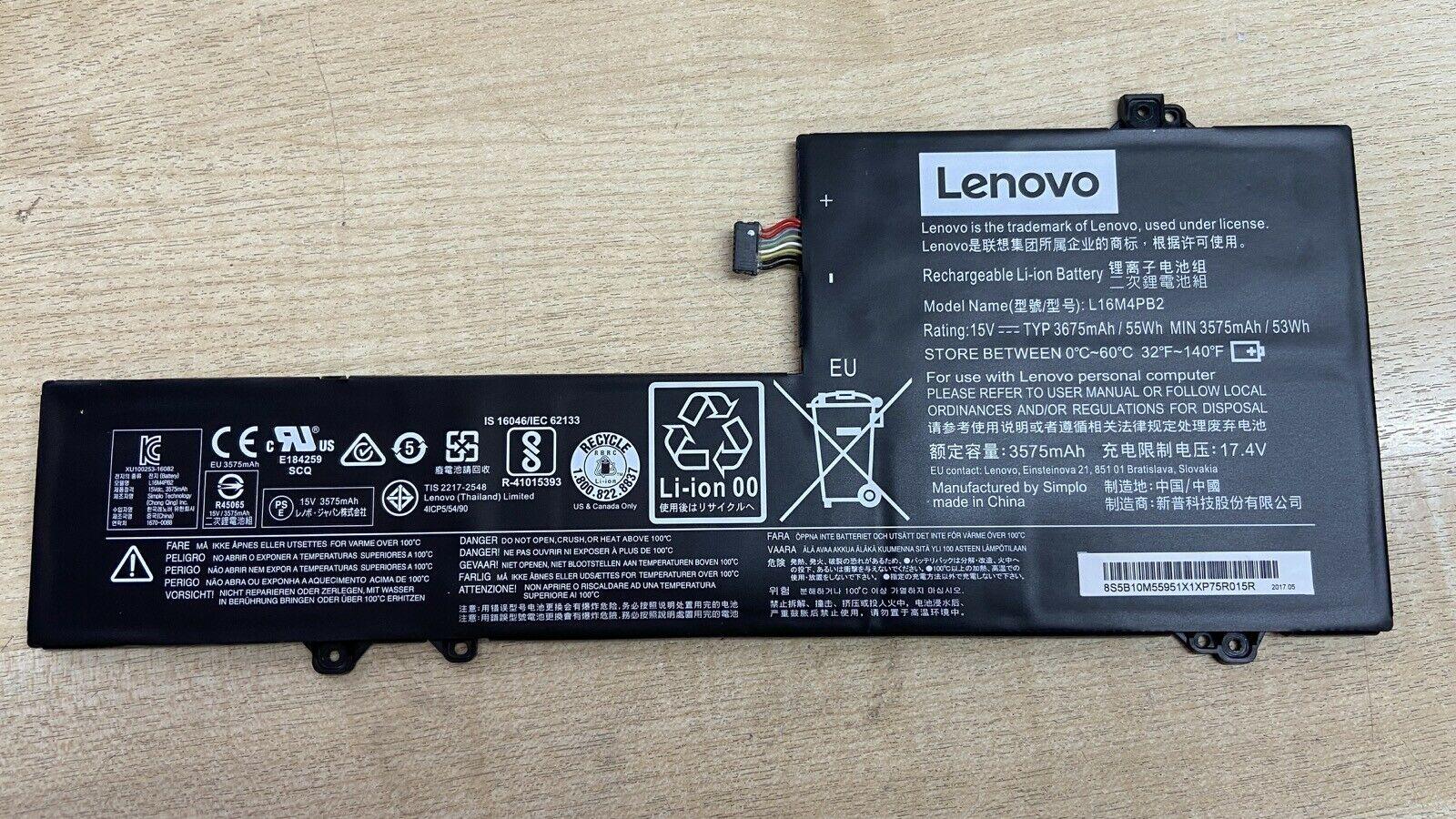 Lenovo IdeaPad 720S-14IKB 720S-14ISK Battery L16M4PB2 L16C4PB2 L16L4PB2