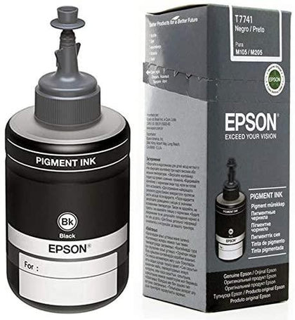 زجاجة حبر Epson T7741 لطابعات M100 M105 M200 M205 L655