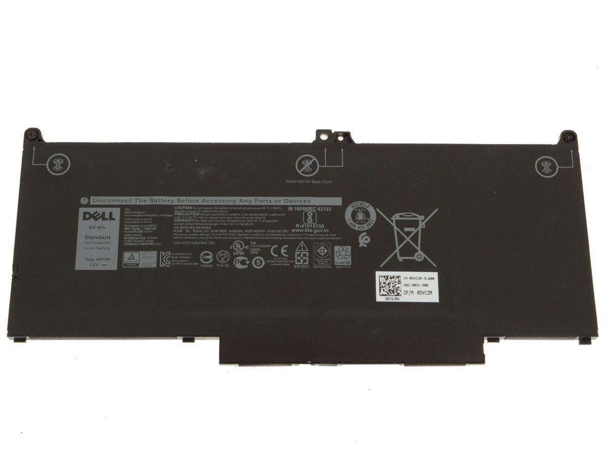 New 60Wh laptop battery for DELL Latitude 13 5300 2-in-1, 13-7300, 14-7400 MXV9V