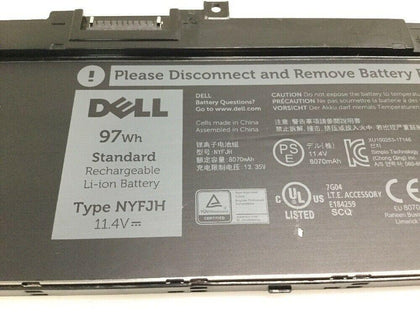 Dell Precision 7730 7530 7540 7330 Laptop Battery 11.4V 97Wh NYFJH GW0K9 00WMRC - eBuy KSA