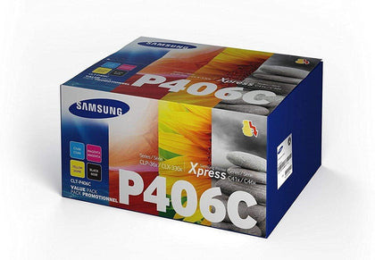 أحبار Samsung CLT-406 الأصلية لطابعات الليزر الملونة من سلسلة CLP-360/-365 وCLX-3300/3305 