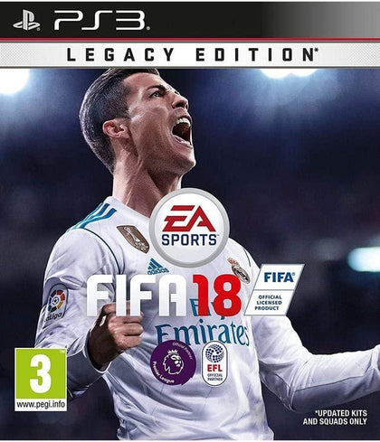 PS3 Legacy Edition EA Sports FIFA 18 Video Game