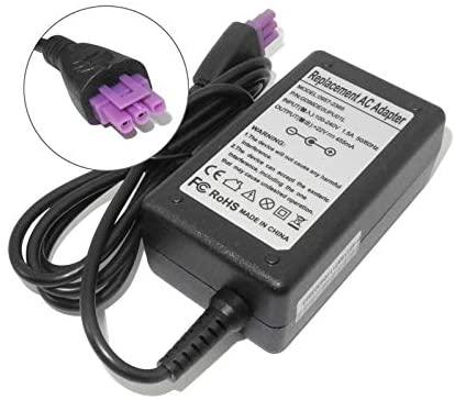 Power Adapter compatible with HP Deskjet 0957-2385 1518 1510 1010 22v 455ma 2 Prong Scanner Ac Dc Charger - eBuy KSA