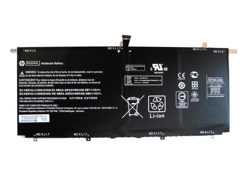 Original RG04XL Laptop Battery for HP Spectre 13-3000 13t-3000 HSTNN-LB5Q 734746-421