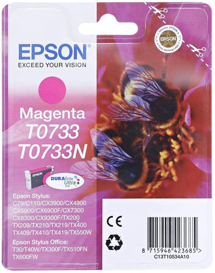 Epson Ink Cartridge - T0733, Magenta - eBuy KSA