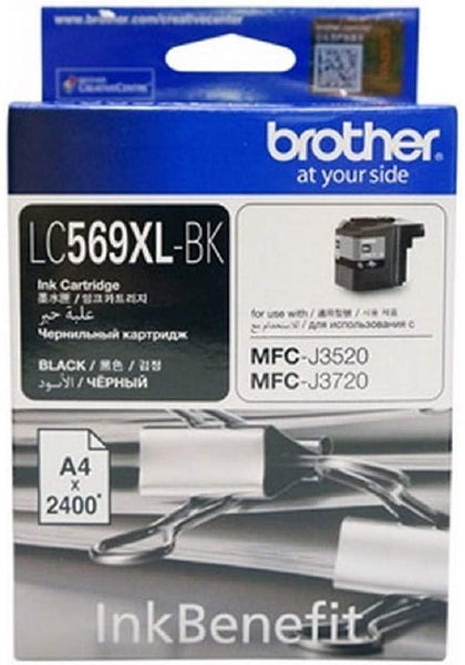 Brother Lc569xl High Capacity Black Ink For Mfc-j3520 And J3720 - eBuy KSA