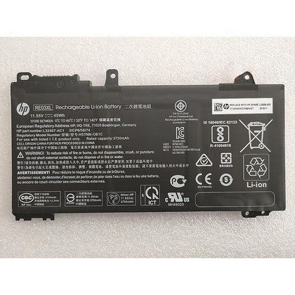 Original 11.55v Re03xl L32656-005 Battery for HP ProBook 450 G6 440 G6 430 G6 - eBuy KSA