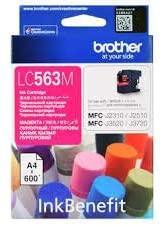 Brother LC563 Ink Cartridge 600-Pages Magenta
