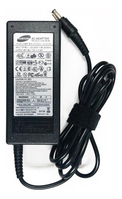 60W Laptop AC Power Adapter Charger Supply for SAMSUNG Model SADP-60ZH D / 19V 3.16A (5.5mm * 3.0mm) - eBuy KSA