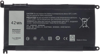 Compatible 42WH WDXOR 11.4V Replacement Battery for Dell Inspiron 13 7378 5378 5368 15 7579 5567 5568 5578 7570 7569 5000 7000 Series - eBuy KSA